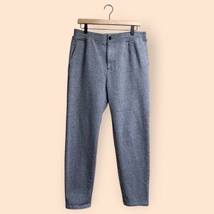 Lucky Brand MENS Knit Pant Heather Grey Cotton Pull On Relaxed Pants MENS M